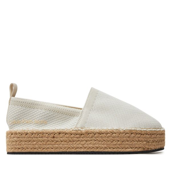 Calvin Klein Jeans Еспадрили Calvin Klein Jeans Platform Espadrille Uc YW0YW01377 Екрю