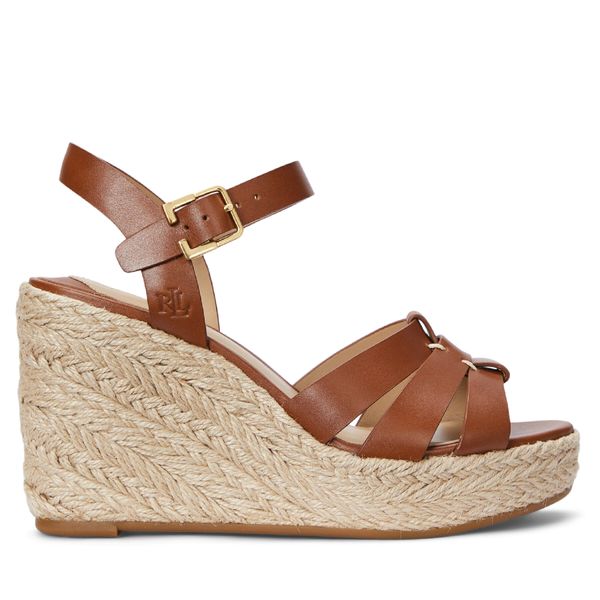 LAUREN RALPH LAUREN Еспадрили LAUREN RALPH LAUREN Soffia 802953961001 Кафяв