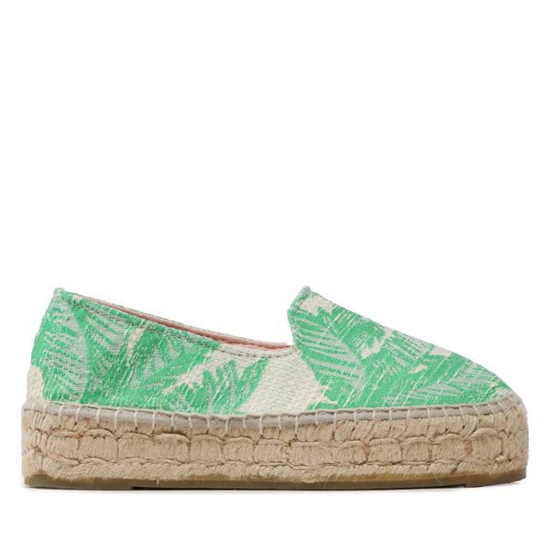 Manebi Еспадрили Manebi Cotton Jaquard Double Sole Espadrilles G 4.8 D0 Зелен