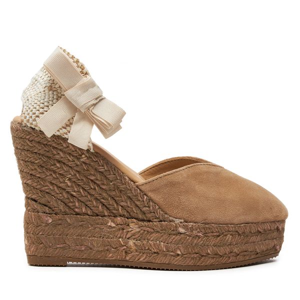 Manebi Еспадрили Manebi Hamptons Heart-Shaped Wedge Espadrilles W 1.6 WH Бежов