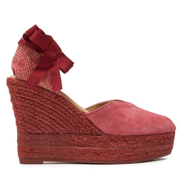 Manebi Еспадрили Manebi Hamptons Heart-Shaped Wedge Espadrilles W 2.1 WH Розов