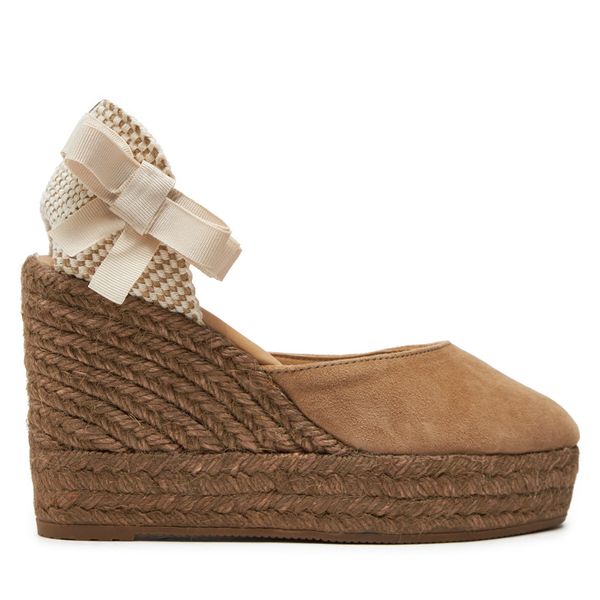 Manebi Еспадрили Manebi Hamptons Wedge Espadrilles W 1.6 WV Кафяв