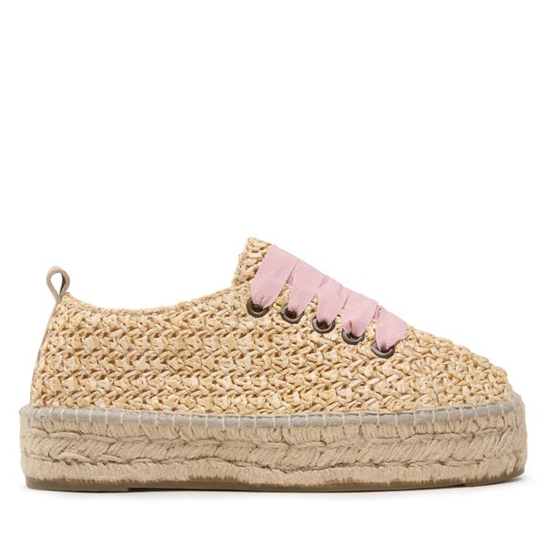 Manebi Еспадрили Manebi Lace-Up Espadrilles V 2.7 E0 Бежов