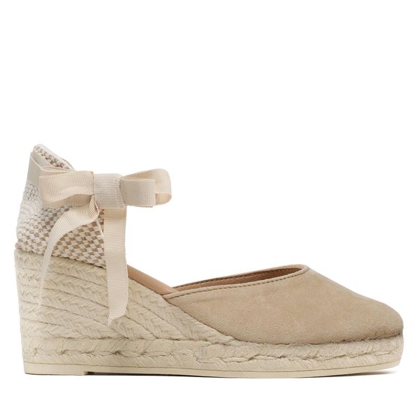 Manebi Еспадрили Manebi Low Wedge Espadrilles M 1.1 WL Бежов