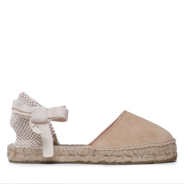 Manebi Еспадрили Manebi Suede Flat Valenciana Espadrilles K 1.1 P0 Бежов