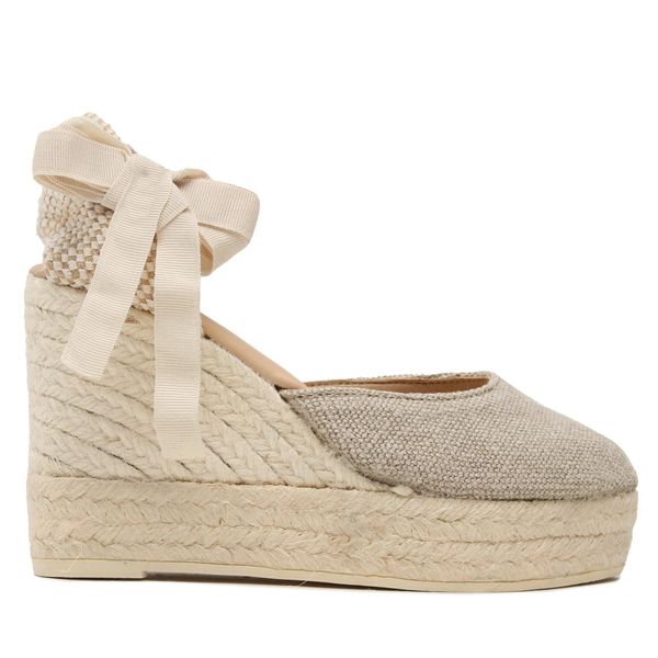 Manebi Еспадрили Manebi Wedge Espadrilles O 7.1 WV Бежов