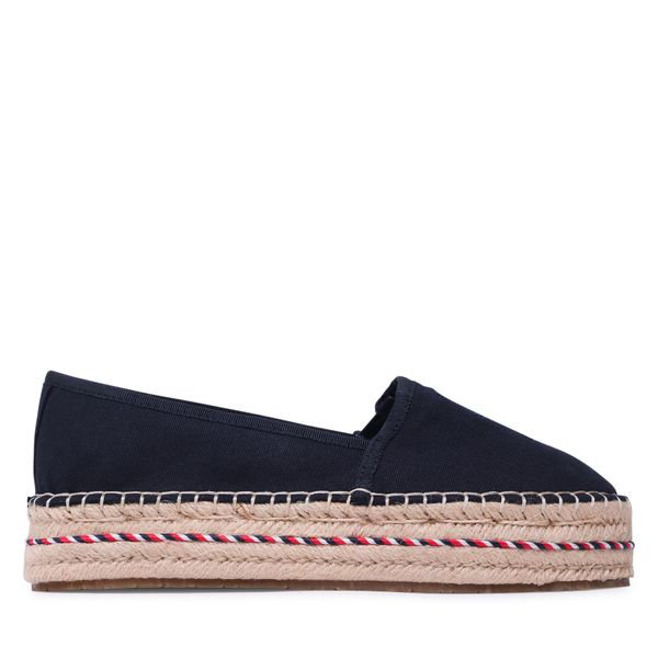Tommy Hilfiger Еспадрили Tommy Hilfiger Embroidered Flatform FW0FW07014 Тъмносин
