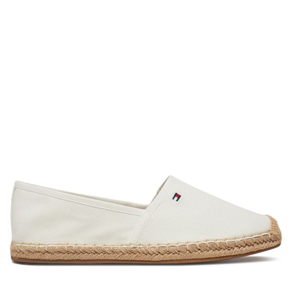 Tommy Hilfiger Еспадрили Tommy Hilfiger Flag Canvas Espadrille FW0FW08541 Екрю