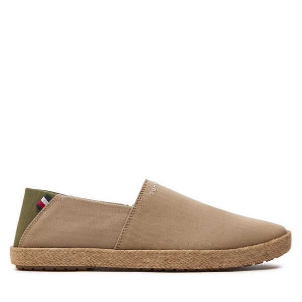 Tommy Hilfiger Еспадрили Tommy Hilfiger Hilfiger Espadrille Core Textile FM0FM04981 Бежов