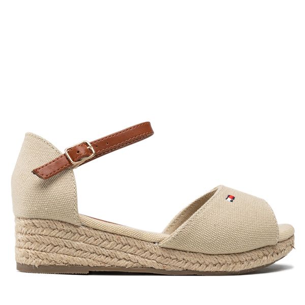 Tommy Hilfiger Еспадрили Tommy Hilfiger Rope Wedge Sandal T3A7-32185-0048 M Бежов