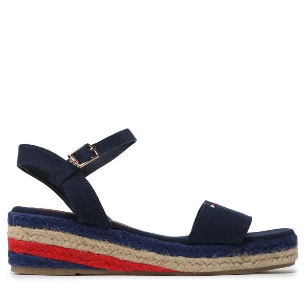 Tommy Hilfiger Еспадрили Tommy Hilfiger Rope Wedge T3A7-32778-0048800 S Blue 800