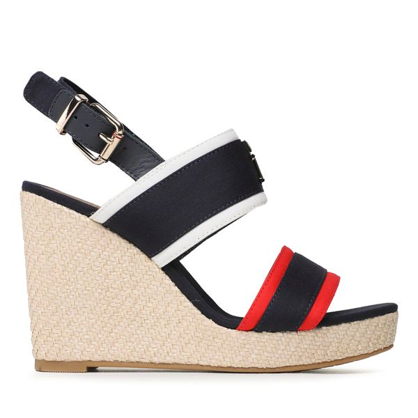 Tommy Hilfiger Еспадрили Tommy Hilfiger Rwb Feminne Wedge FW0FW07180 Тъмносин