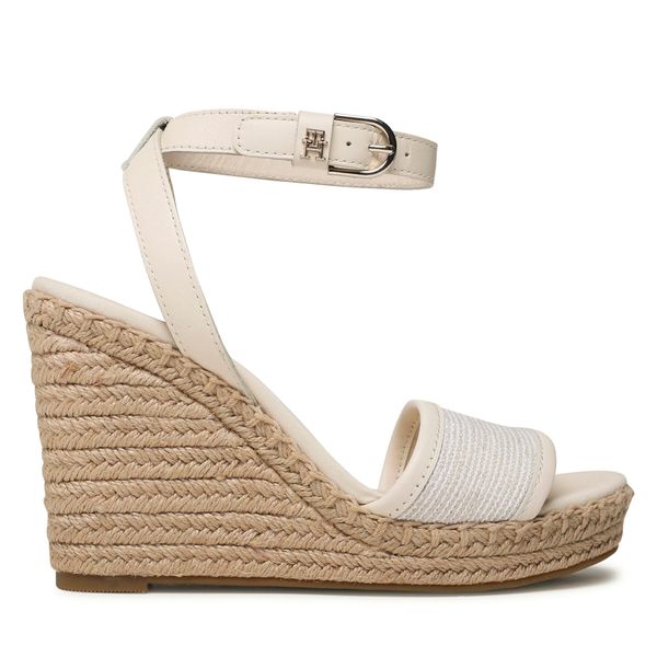 Tommy Hilfiger Еспадрили Tommy Hilfiger Th Woven High Wedge FW0FW07344 Бежов