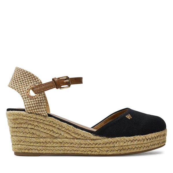 Wrangler Еспадрили Wrangler Bela Women Semi Wedge 20241055 Черен