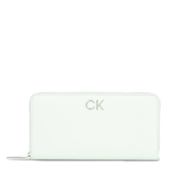 Calvin Klein Голям дамски портфейл Calvin Klein Ck Daily K60K611778 Milky Green LIA