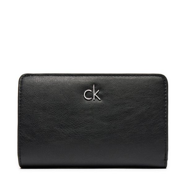 Calvin Klein Голям дамски портфейл Calvin Klein Ck Daily Medium Bifold_Pbl K60K613075 Черен