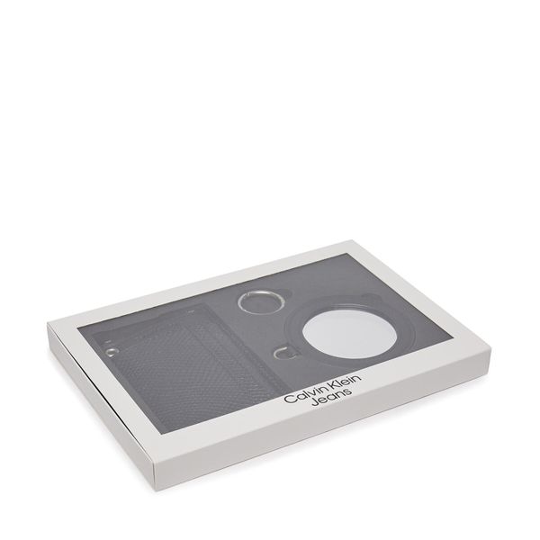 Calvin Klein Jeans Голям дамски портфейл Calvin Klein Jeans Sculpted Wallet Round Mirror K60K611562 Black BEH