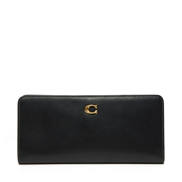 Coach Голям дамски портфейл Coach CZ096 Черен