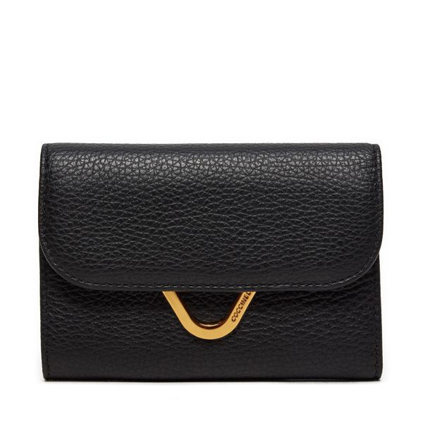 Coccinelle Голям дамски портфейл Coccinelle QTF Coccinelledew E2 QTF 11 D6 01 Черен