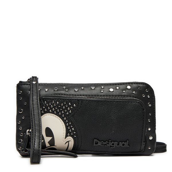 Desigual Голям дамски портфейл Desigual 24WAYP35 Черен