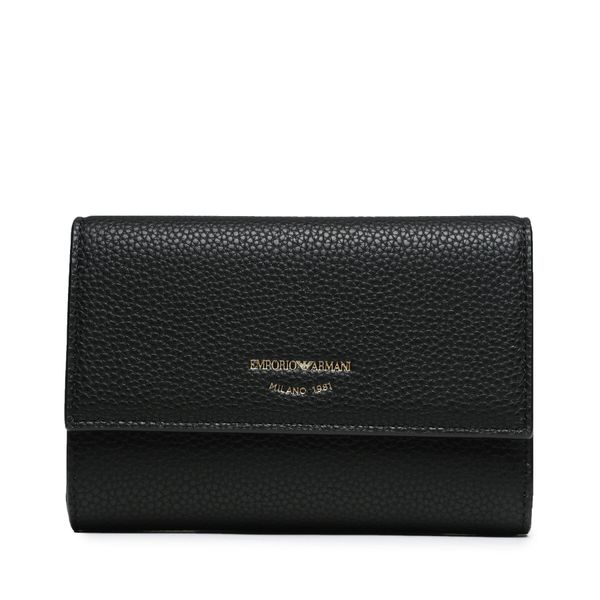 Emporio Armani Голям дамски портфейл Emporio Armani Y3H326 YVZ7B 80001 Black