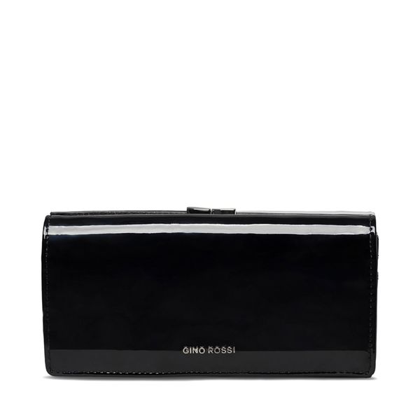 Gino Rossi Голям дамски портфейл Gino Rossi Gino Rossi-ALP-41172 Черен