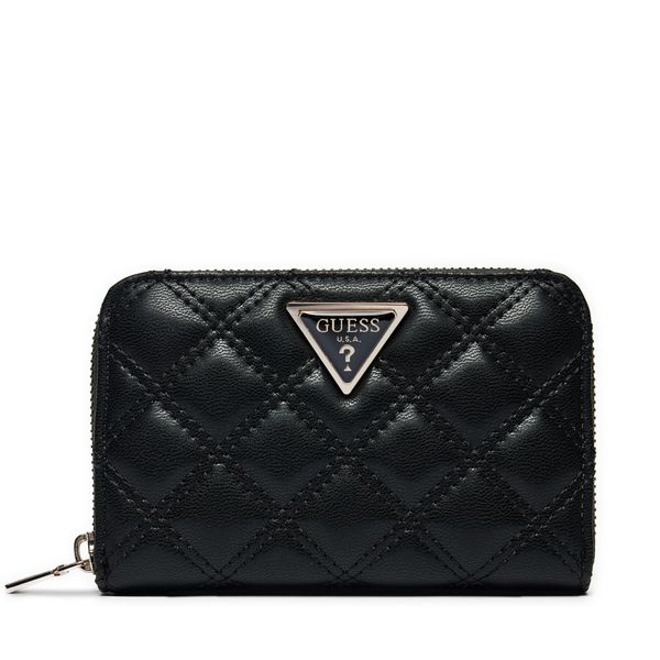 Guess Голям дамски портфейл Guess Giully (QG) Wallets SWQG87 48400 Черен