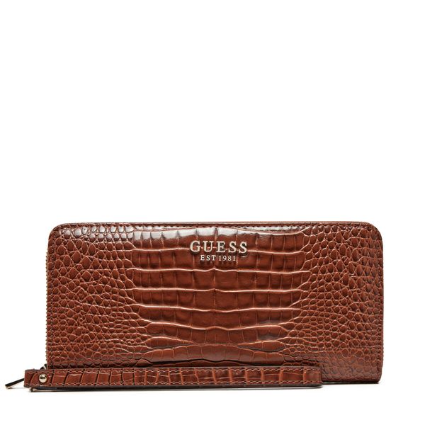 Guess Голям дамски портфейл Guess SWCZ85 00146 Кафяв