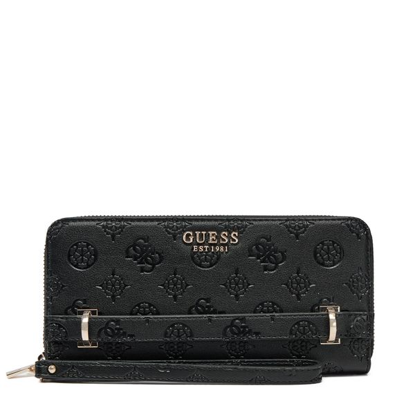 Guess Голям дамски портфейл Guess SWPD96 30146 Черен