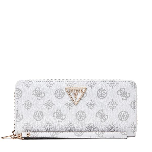Guess Голям дамски портфейл Guess SWPG85 00146 Бял