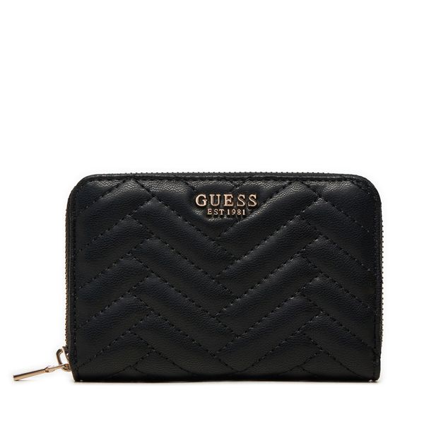 Guess Голям дамски портфейл Guess SWQG95 08140 Черен