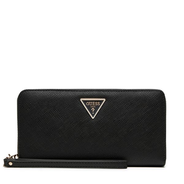 Guess Голям дамски портфейл Guess SWZG85 00163 Черен