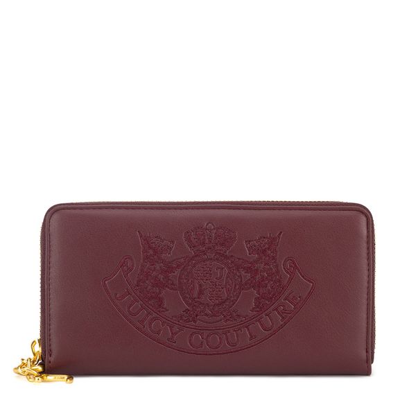 Juicy Couture Голям дамски портфейл Juicy Couture BIJXT8652WVP Бордо