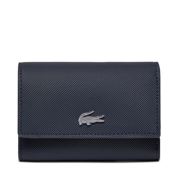 Lacoste Голям дамски портфейл Lacoste NF4190AA Тъмносин