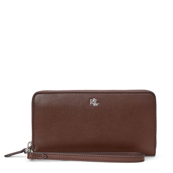 LAUREN RALPH LAUREN Голям дамски портфейл LAUREN RALPH LAUREN 432915357019 Кафяв