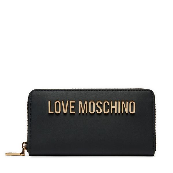 LOVE MOSCHINO Голям дамски портфейл LOVE MOSCHINO JC5611PP1LKD0000 Черен