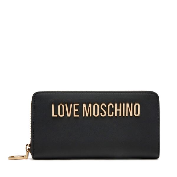 LOVE MOSCHINO Голям дамски портфейл LOVE MOSCHINO JC5611PP1MKD0000 Черен