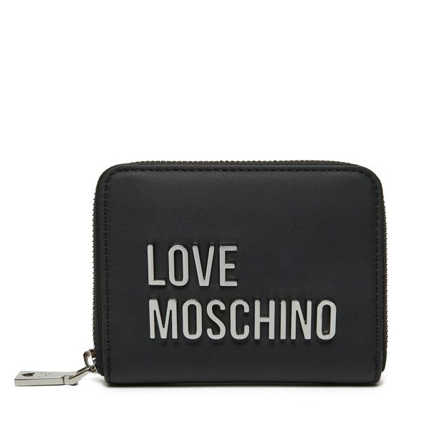 LOVE MOSCHINO Голям дамски портфейл LOVE MOSCHINO JC5613PP1MKD000B Черен