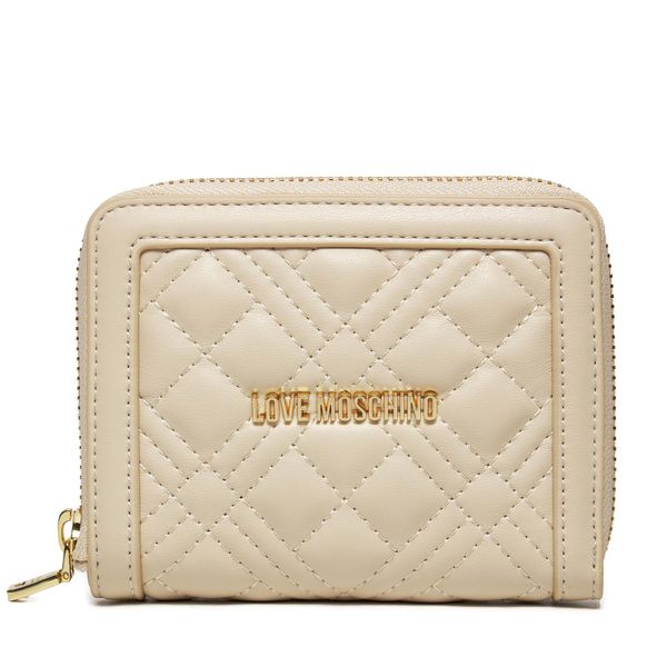 LOVE MOSCHINO Голям дамски портфейл LOVE MOSCHINO JC5710PP0ILA0110 Avorio