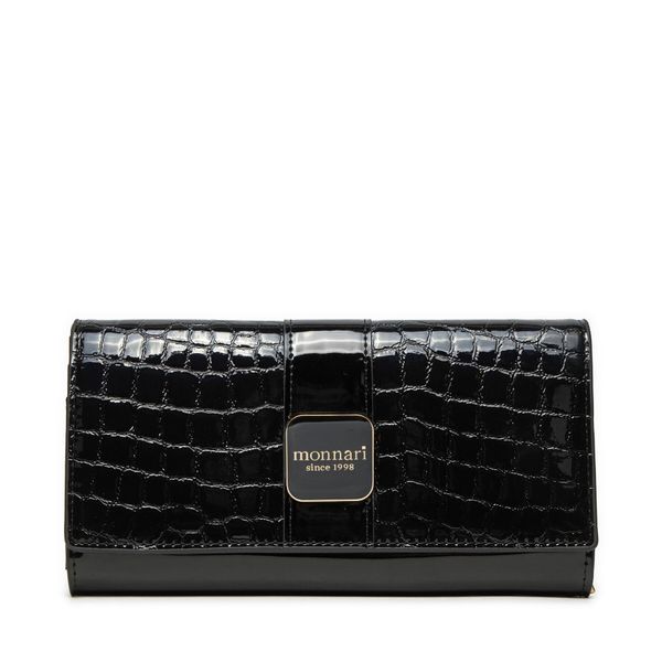 Monnari Голям дамски портфейл Monnari PUR0070 Черен