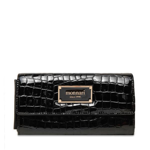Monnari Голям дамски портфейл Monnari PUR0120-M20 Черен