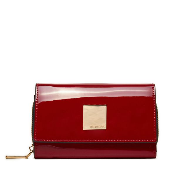 Monnari Голям дамски портфейл Monnari PUR0140 Червен
