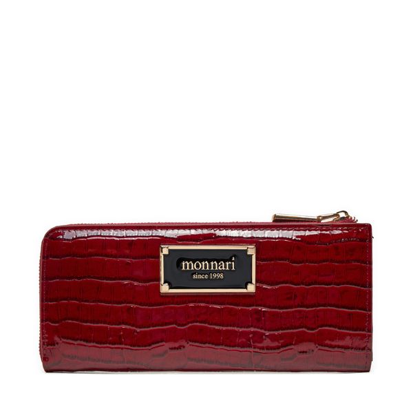Monnari Голям дамски портфейл Monnari PURIMP0-24Z-PUR0200-KM05D000-R00 Червен