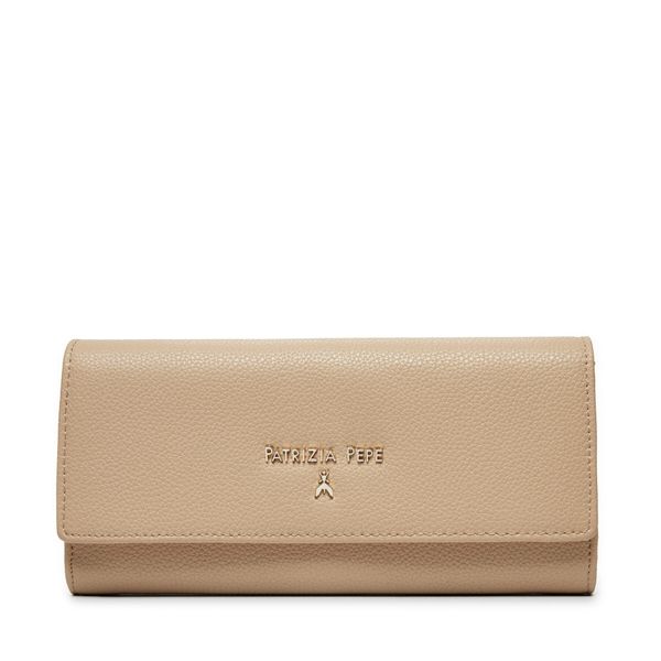 Patrizia Pepe Голям дамски портфейл Patrizia Pepe CQ0215/L001-B524 Бежов