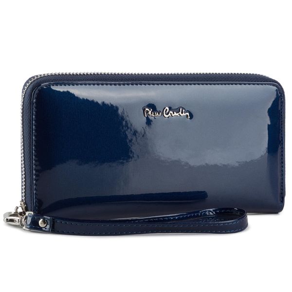 Pierre Cardin Голям дамски портфейл Pierre Cardin 05 Line 119 Син