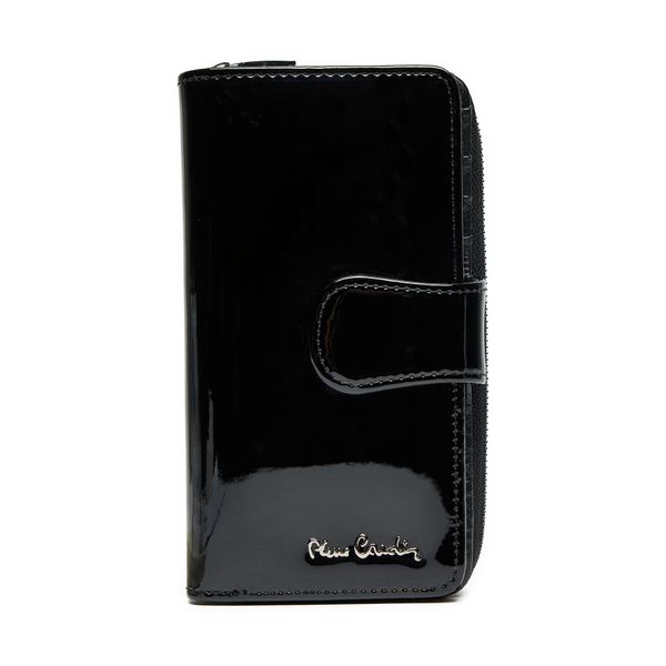 Pierre Cardin Голям дамски портфейл Pierre Cardin 07 SHINY 116 Черен