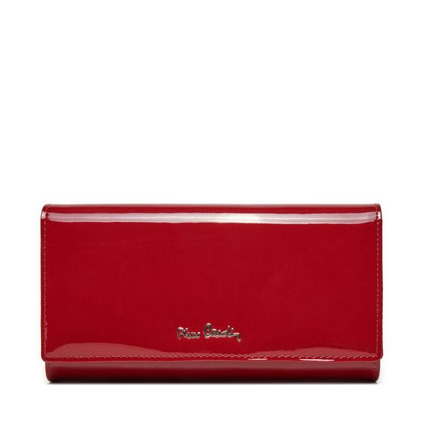 Pierre Cardin Голям дамски портфейл Pierre Cardin 07 Shiny 121 Червен