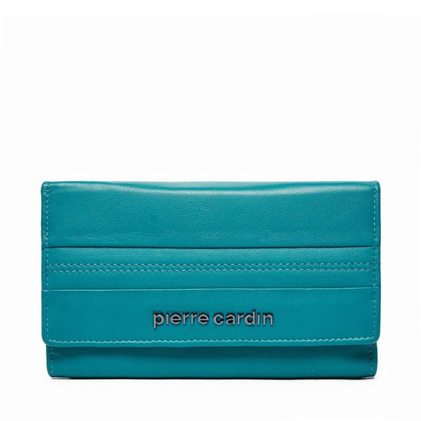Pierre Cardin Голям дамски портфейл Pierre Cardin TILAK130 Електриков