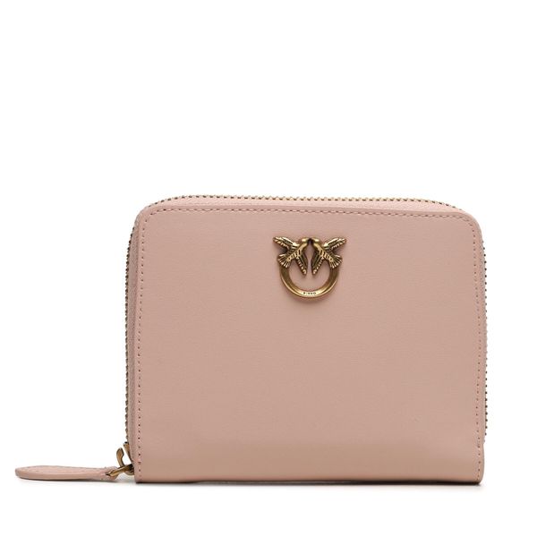 Pinko Голям дамски портфейл Pinko Taylor Zip Around AI 23-24 PCPL 100249 A0F1 Розов