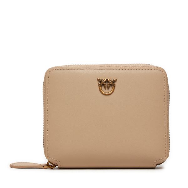 Pinko Голям дамски портфейл Pinko Taylor Zip Around AI 24-25 PCPL 100249 A0F1 Бежов